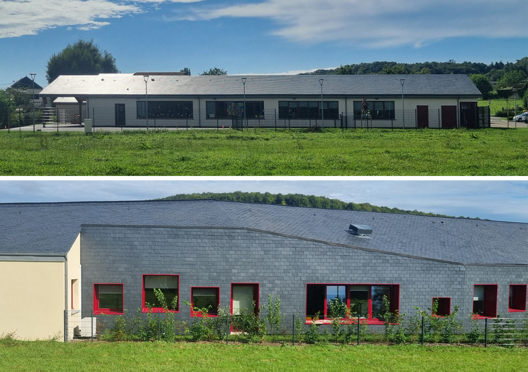 Atelier des Deux Anges - Réception du groupe scolaire, Ménesqueville